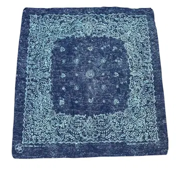 [ 미국제 ] 80-90s 빈티지 반다나 반다나 USA제 네이비