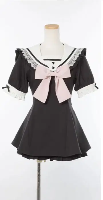 디어마이러브 세일러 레이스 리본 셋업 블랙 양산 지뢰