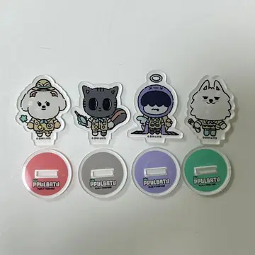 아크릴 스탠드 세트 4개 PPULBATU