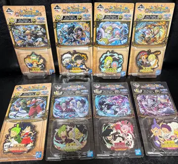 원피스 트레저 크루즈 제일복권 러버 마스코트 8종 세트