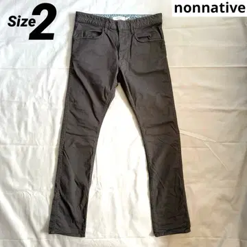 nonnative 치노 팬츠 브라운 사이즈 2 일본제 ss