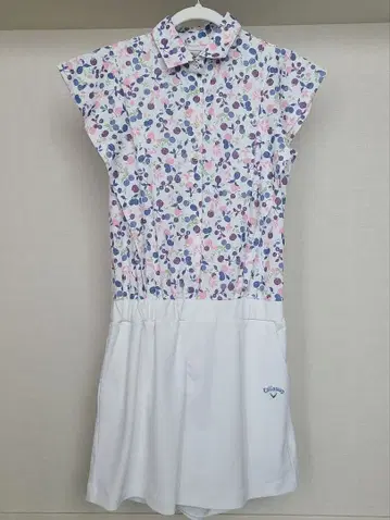 캘러웨이 꽃무늬 폴로 원피스 (큐롯) M 사이즈