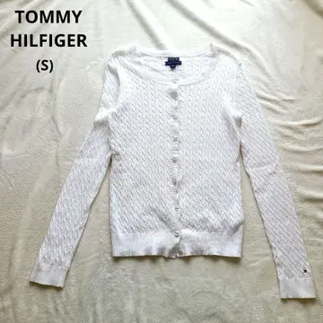 TOMMY HILFIGER 긴팔 가디건 화이트 S