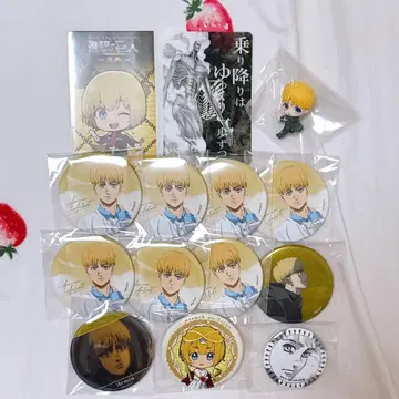 진격의 거인 아르민 캔뱃지 하그코트 진격의 히타 프린세스 카페