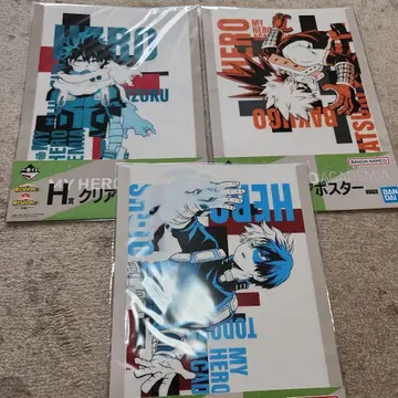 나의 히어로 아카데미아 클리어 포스터 3장 세트