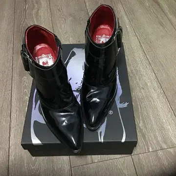 Hysteric Glamour 블랙 스틸레토 하이힐