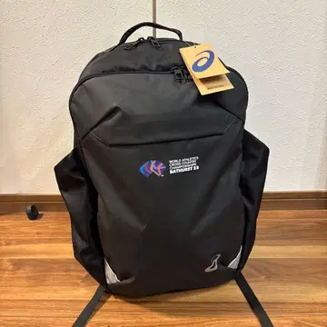 [새상품 택 포함] ASICS 세계 육상 크로스컨트리 백팩 블랙 백팩