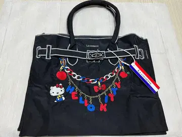 라제트 키티 블랙 S 헬로키티 참 토트 백