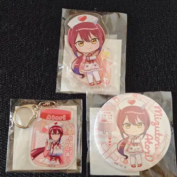 배드걸 제비뽑기당 미즈토리 아토리 간호사 메이드 배지 아크릴 스탠드