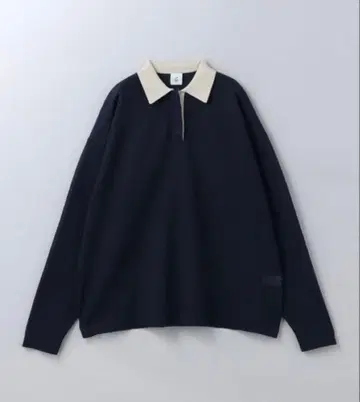 6(ROKU) 시어 자카드 폴로 니트