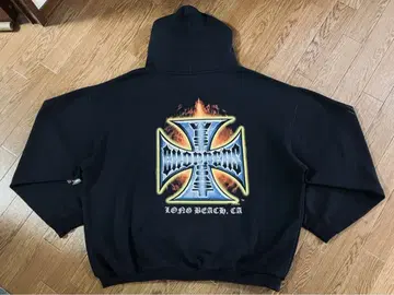 초레어 00s West Coast Choppers 후드티 블랙 XL