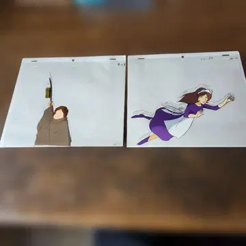 은하철도 999 애니메이션 셀화 2장 세트 A