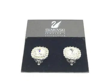 스와로브스키 Swarovski 크리스탈 귀찌 스퀘어 클리어