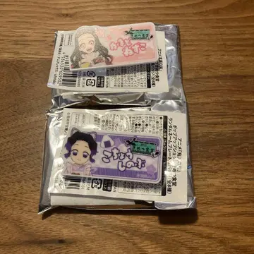 귀멸의 칼날 키메츠 식당 명찰풍 배지 코쵸우 시노부 카마도 네즈코