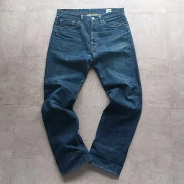 고품질 오어슬로우 orslow 105 셀비지 스트레이트 데님 M