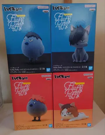 하이큐 피규어 히나 유리 카게 유리 켄마 고양이 쿠로 고양이