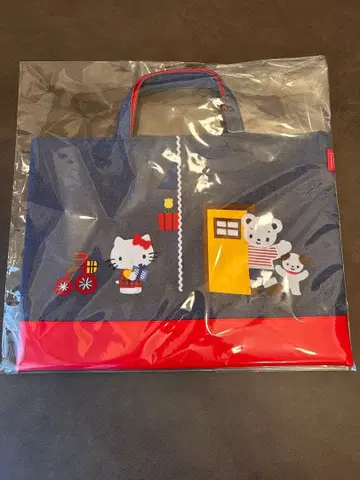 파미리아 헬로키티 자수 데님백