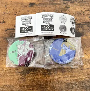 THE 점프샵 진보초 원피스 미니 캔뱃지 컬렉션 조로 상디