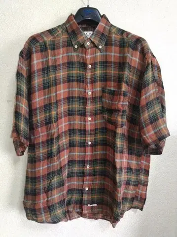 C.P. COMPANY 80S 마시모 오스티기 린넨 체크 셔츠