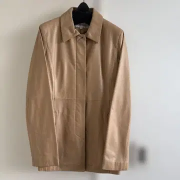 로트레아몽 베이지 가죽 자켓