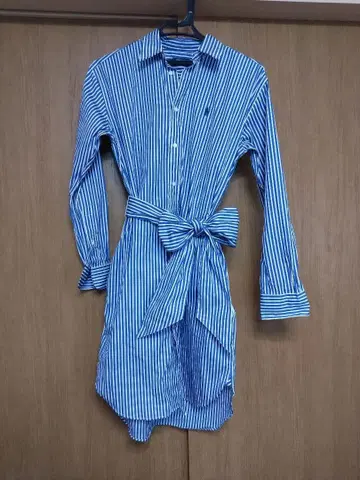 폴로 랄프로렌 스트라이프 셔츠 원피스