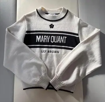 LILY BROWN x MARY QUANT 자카드 니트