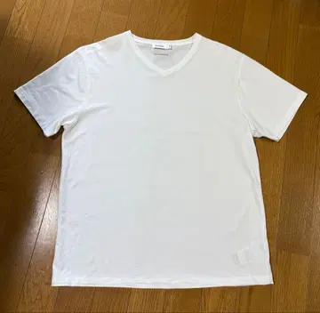JIL SANDER 화이트 V넥 T셔츠 M