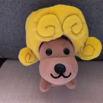 아프로견 컬리견 San-X 반다이 2000 봉제 인형 브라운