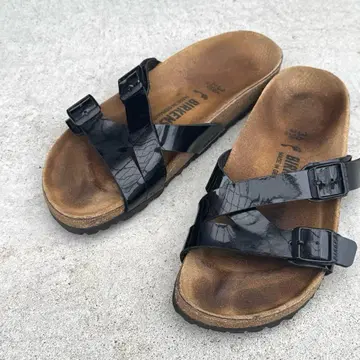 버켄스탁 야오 에나멜 블랙 BIRKENSTOCK Yao