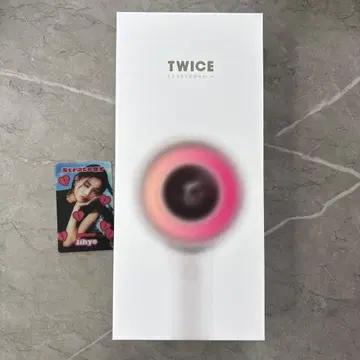미사용 새상품 TWICE 응원봉 화이트/핑크