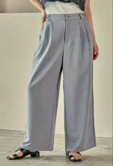 LEPSIM 허니콤 도비 스트레이트 팬츠