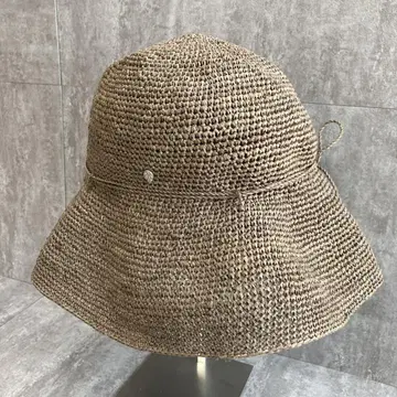 헬렌 카민스키 밀짚모자 라피아 100% 브라운 라피아햇