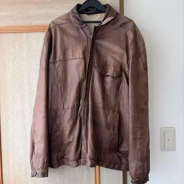 가죽 자켓 브라운
