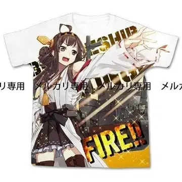 함대 컬렉션 칸코레 콘고 풀 그래픽 T셔츠 M 사이즈