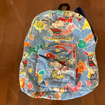 스누피 컬러풀 백팩