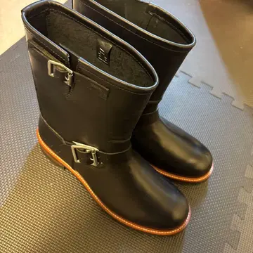 Schott 블랙 엔지니어 부츠