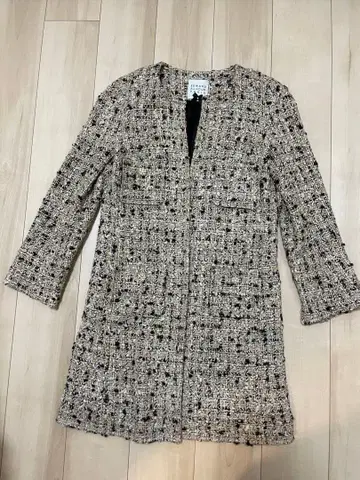 프랑스 컨디션 최상 EDWARD ACHOUR PARIS 트위드 코트