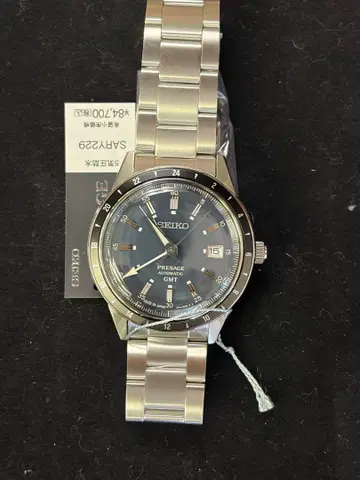새상품 세이코 프레사지 Style60's GMT 손목시계 SARY229