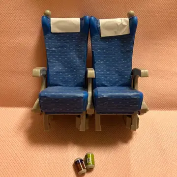 도카이도 신칸센 미니어처 좌석 연결 2석