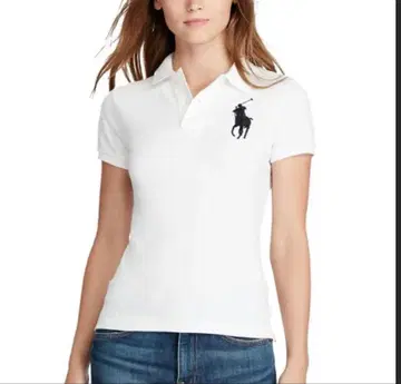새상품급 폴로 랄프로렌 반팔 피케 셔츠 빅 포니 여성용 M