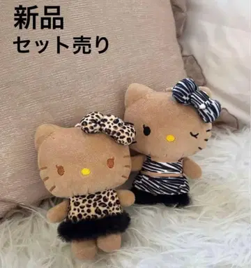 일광화상 키티 갸루 키티 봉제 인형 세트
