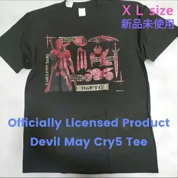 공식 새상품 DevilMayCry 5 데빌 메이 크라이 T셔츠 단테 XL