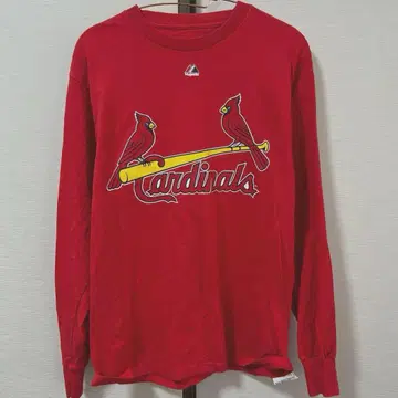Majestic [ M ] 세인트루이스 카디널스 롱T 레드