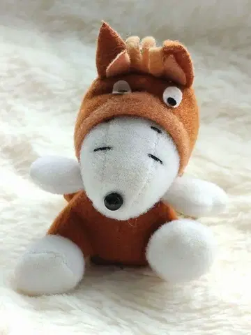 [레어] 스누피 피넛 말 오년 십이지 간지 레트로 빈티지