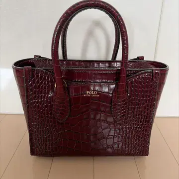 폴로 랄프 로렌 숄더백 와인색