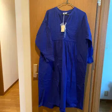 studio CLIP 파랑 롱 원피스