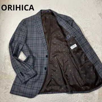 [ 새상품급 ] ORIHICA 오리히카 체크 테일러드 자켓