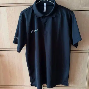 iPhone SoftBank 피케 셔츠 블랙