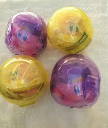 커비 캡슐 토이 4개 세트