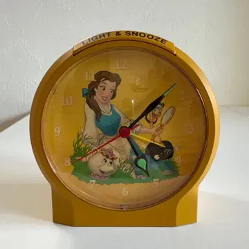 디즈니 미녀와 야수 시계